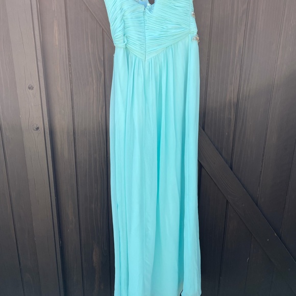 Ice Blue Prom Dress - Picture 2 of 3
